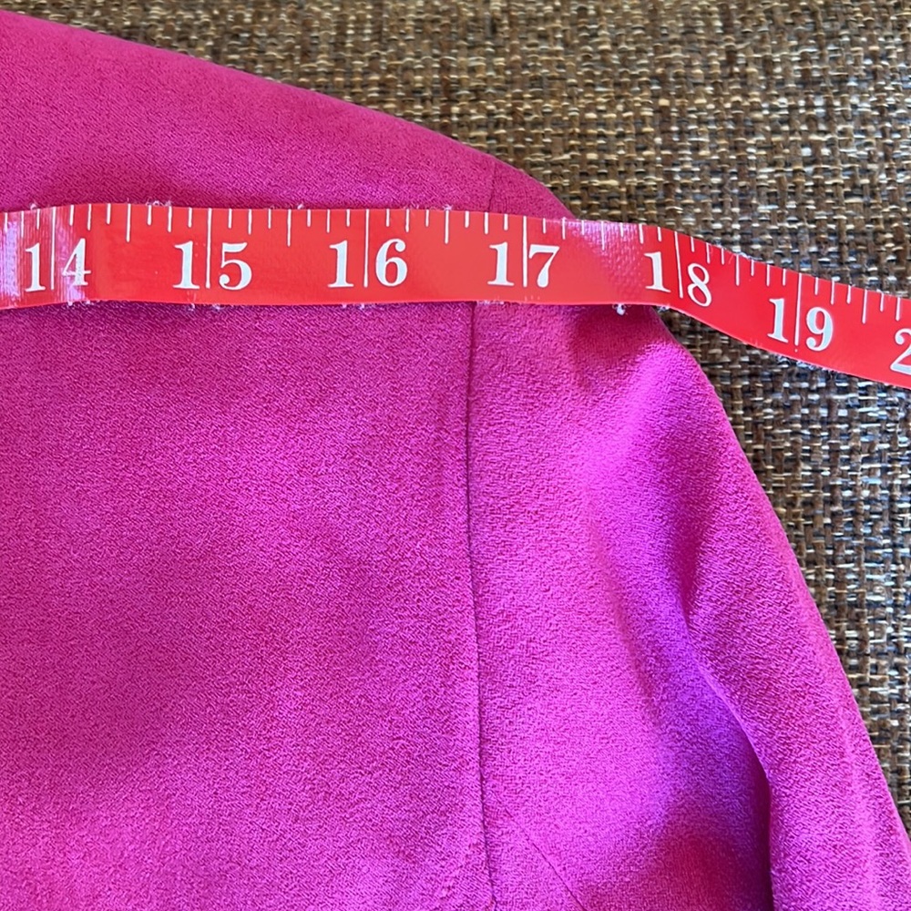 Faux Suede Pink Blazer - Picture 10 of 14